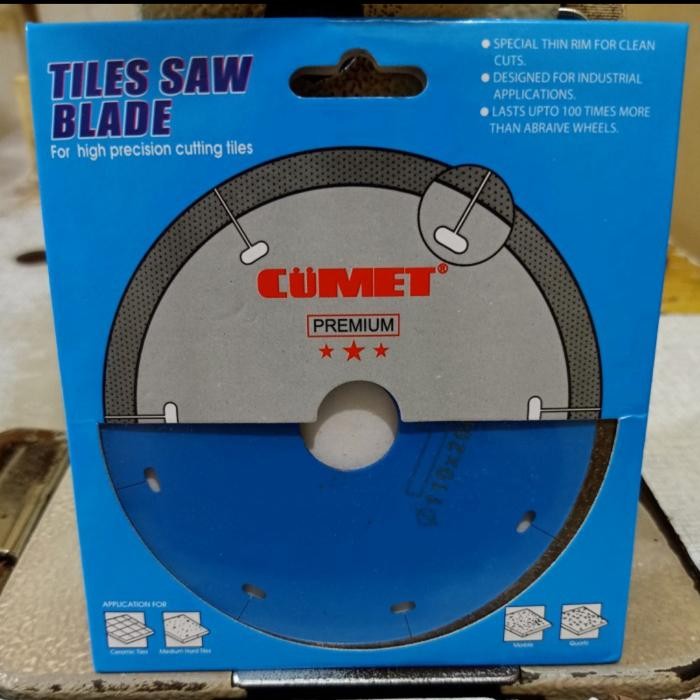 Mata Potong Diamond Wheel Blade Keramik Marmer Granit LASER 4" CUMET