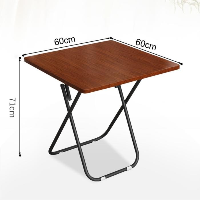 DGL - Portable Meja Lipat Kayu / Meja Makan Portable / Meja Aesthetic Kayu / Meja Kecil Serbaguna