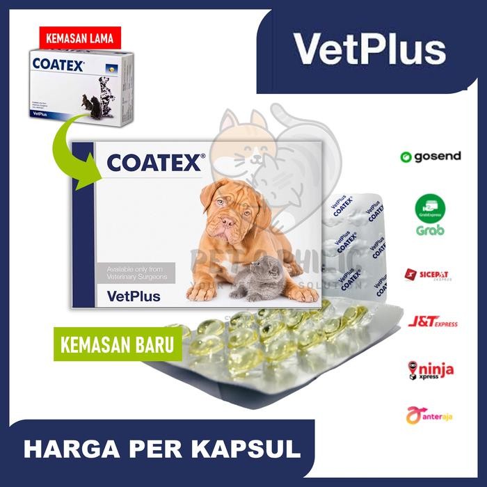 COATEX EFA CAPS VETPLUS UNTUK KUCING DAN ANJING