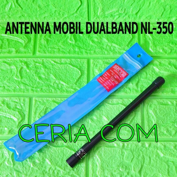 Ready ANTENA MOBIL DUALBAND SKY NL350 NL-350 ANTENA RIG MINI ICOM KENWOOD