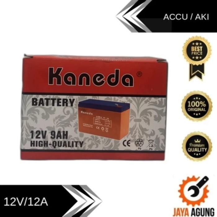 AKI KANEDA 9AH 12V/ BATERAI AKI KERING SPRAYER ELEKTRIK UPS 12V 9AH