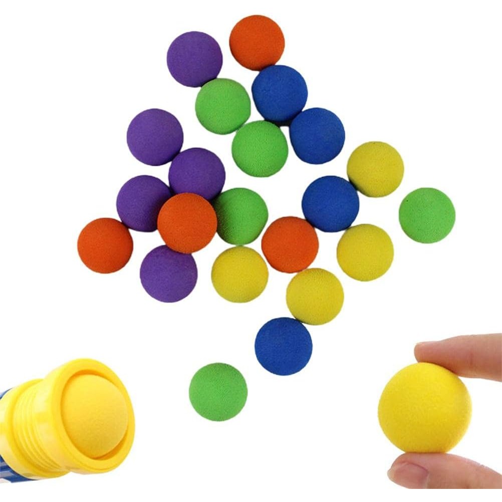 100 Pieces Pet Toy Balls 2.8cm Dog Training Ball Game Refill Balls 1.1 Inch EVA Soft Foam Balls Foam