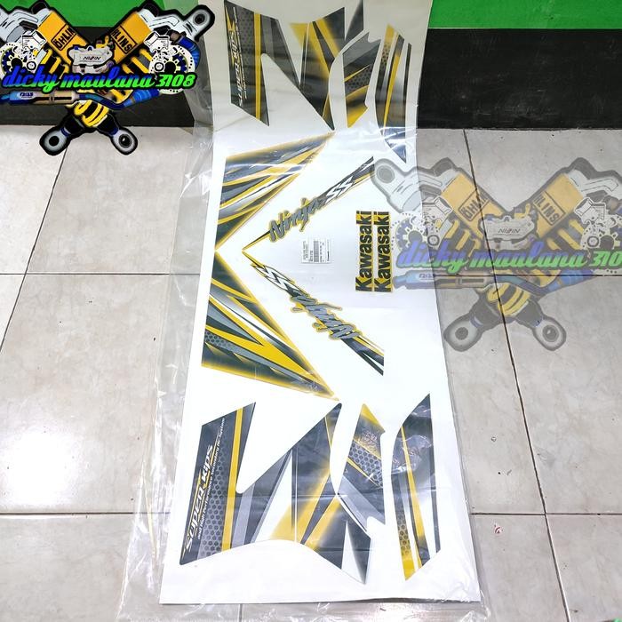 STRIPING STICKER NINJA SS 2013 KUNING ORIGINAL