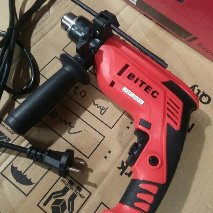 Bitec Impact Drill Mesin Bor Listrik 13 Mm Mesin Bor Tangan Pistol