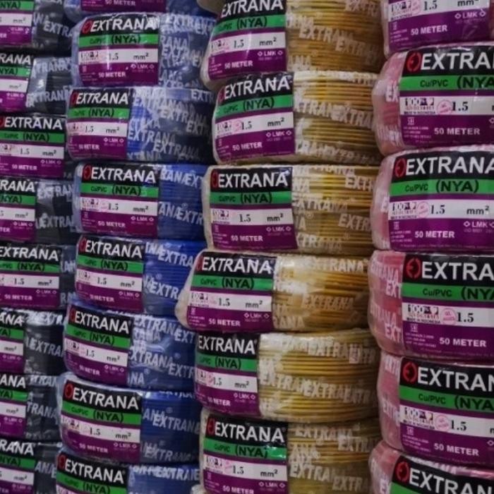 Kabel Instalasi Extrana Nya 1.5Mm 1.5 Mm Kabel Extrana Nya 1,5 Mm