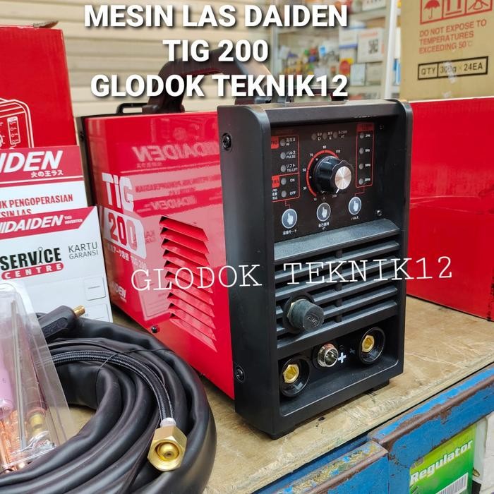 Terbatas Mesin Las Daiden Tig 200 Pluse Tigi 200 Daiden Inverter Tig 200 Daiden Terlariss 