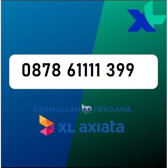 Nomor Cantik XB78 61111 399 Perdana XL 4G 5G YOP925