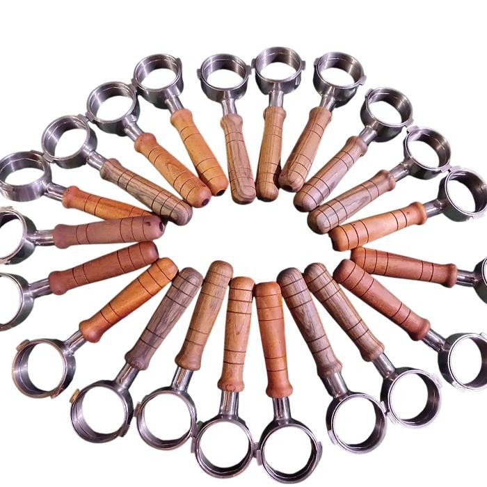 Naked Portafilter Rockpresso Bottomles Custom Bahan Kokoh