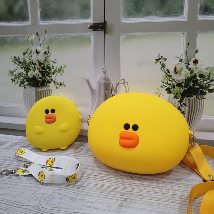 ORIGINAL mrcaisen Tas selempang jelly anak dewasa karakter jumbo lucu HP READY STOCK