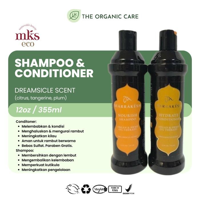 Marrakesh Argan Oil & Hemp Shampoo+Conditioner Dreamsicle Spt Agadir