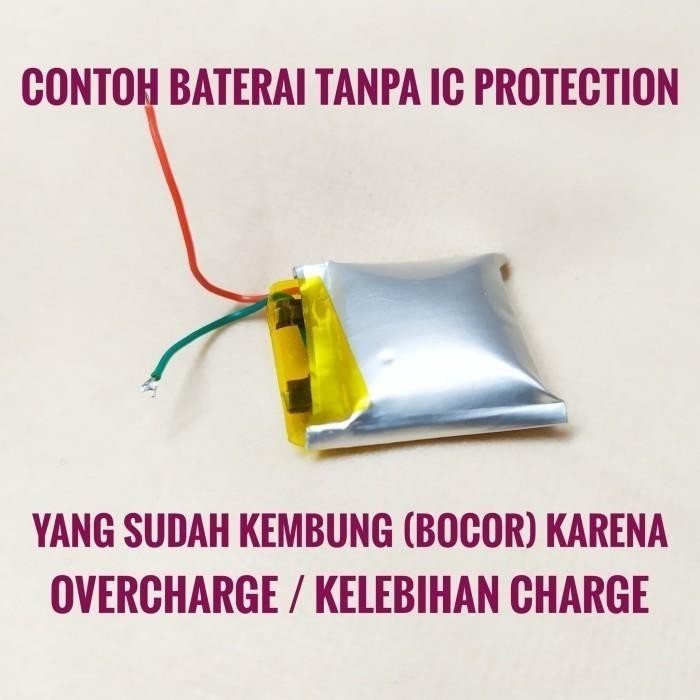 BeliMurah- 402030 Li Ion 3.7V 200Mah Protection Baterai Lithium Rechargeable Mp3