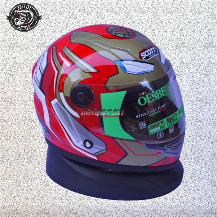 TERLARIS Helm Full Face Anak Scott / helm full face anak anak cowok / Helm FullFace Scott Helm Murah