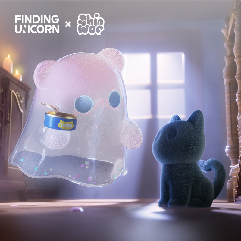 Finding Unicorn ShinWoo Ghost Bear House Series Blind Box
