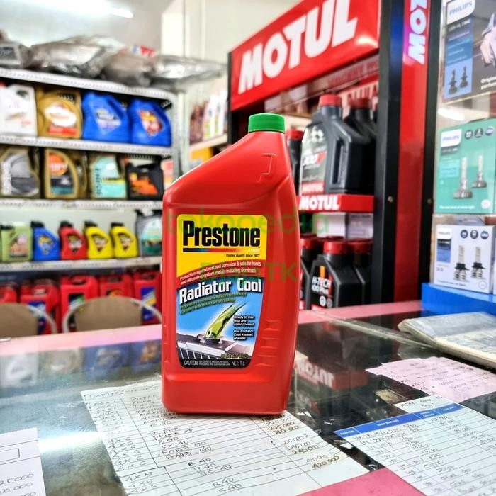 Prestone air radiator coolant 1liter hijau