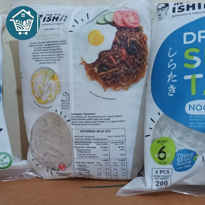 r51n- Mie Shirataki Kering / Dry Shirataki Noodle Halal
