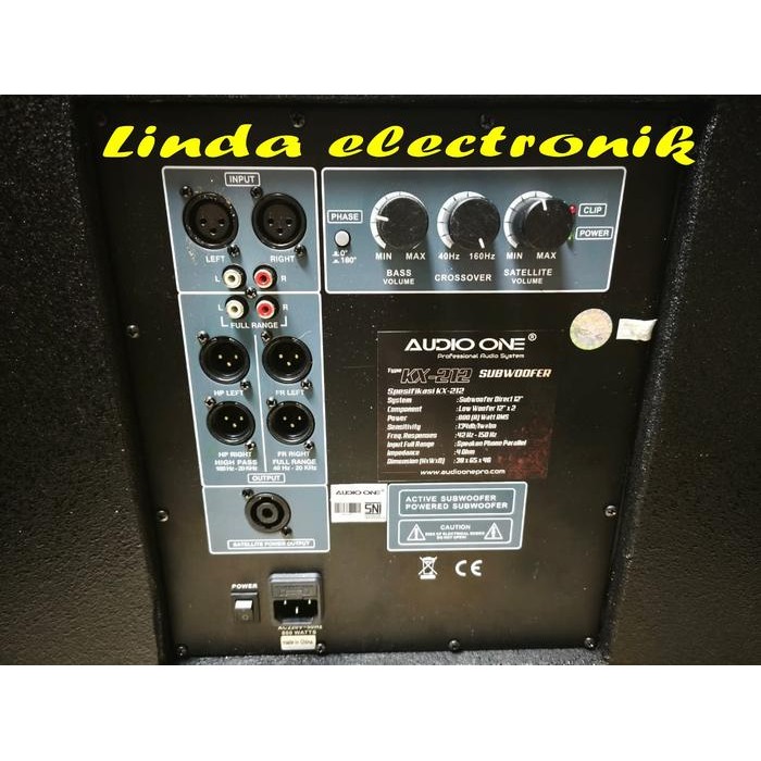Menarik Subwoofer Aktif Audio One Kx212 12 Inch 12 X2 1 Bh Original Terlariss 