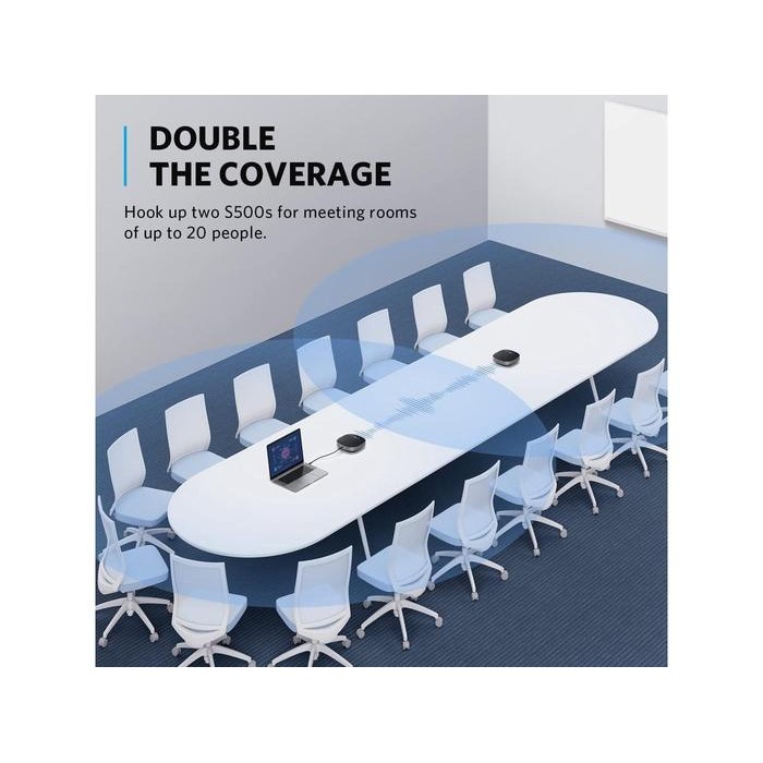 a8lq- Anker Powerconf S500 With 4 Mic For Meeting Speakerphone