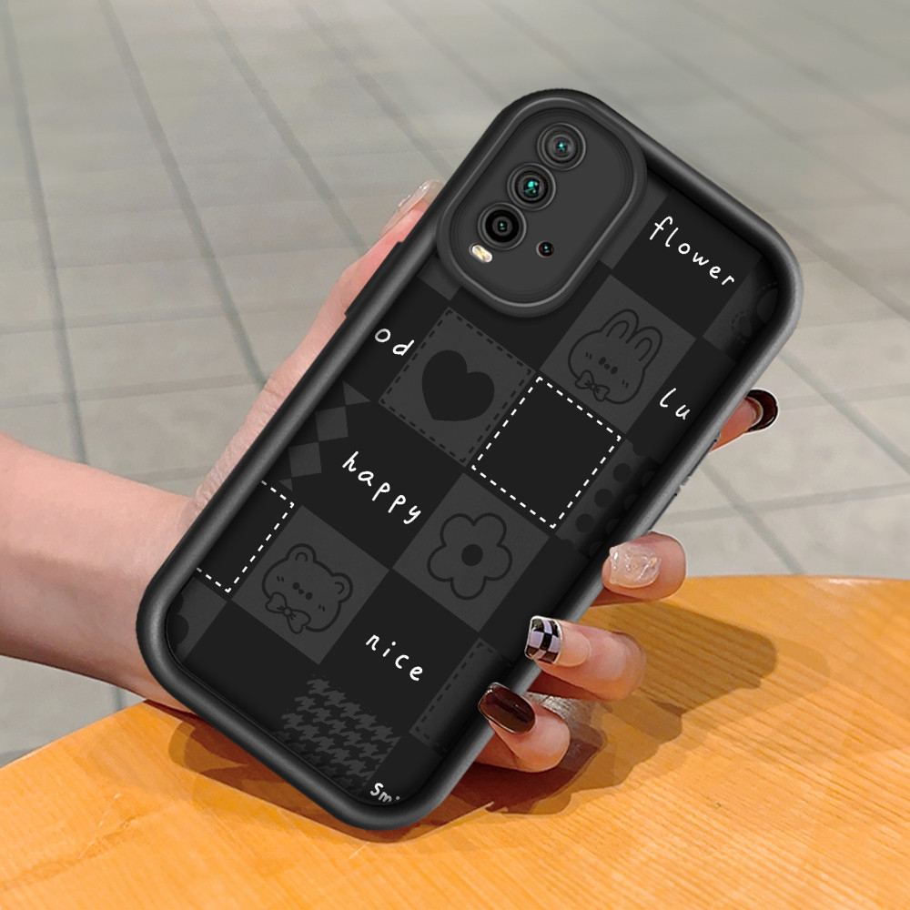 Casing Hp Untuk Xiaomi Redmi 9T Phone Case Softcase Kesing Soft Garis Catur C8 5429 DLJ