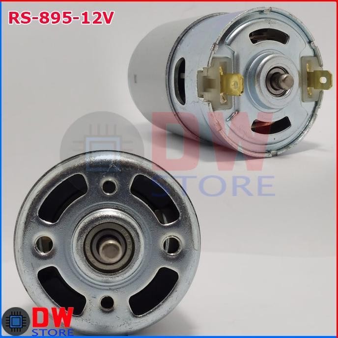 DINAMO DC MOTOR RS-895 895 12V 15V 18V 24V HIGH SPEED RPM POWER TORQUE