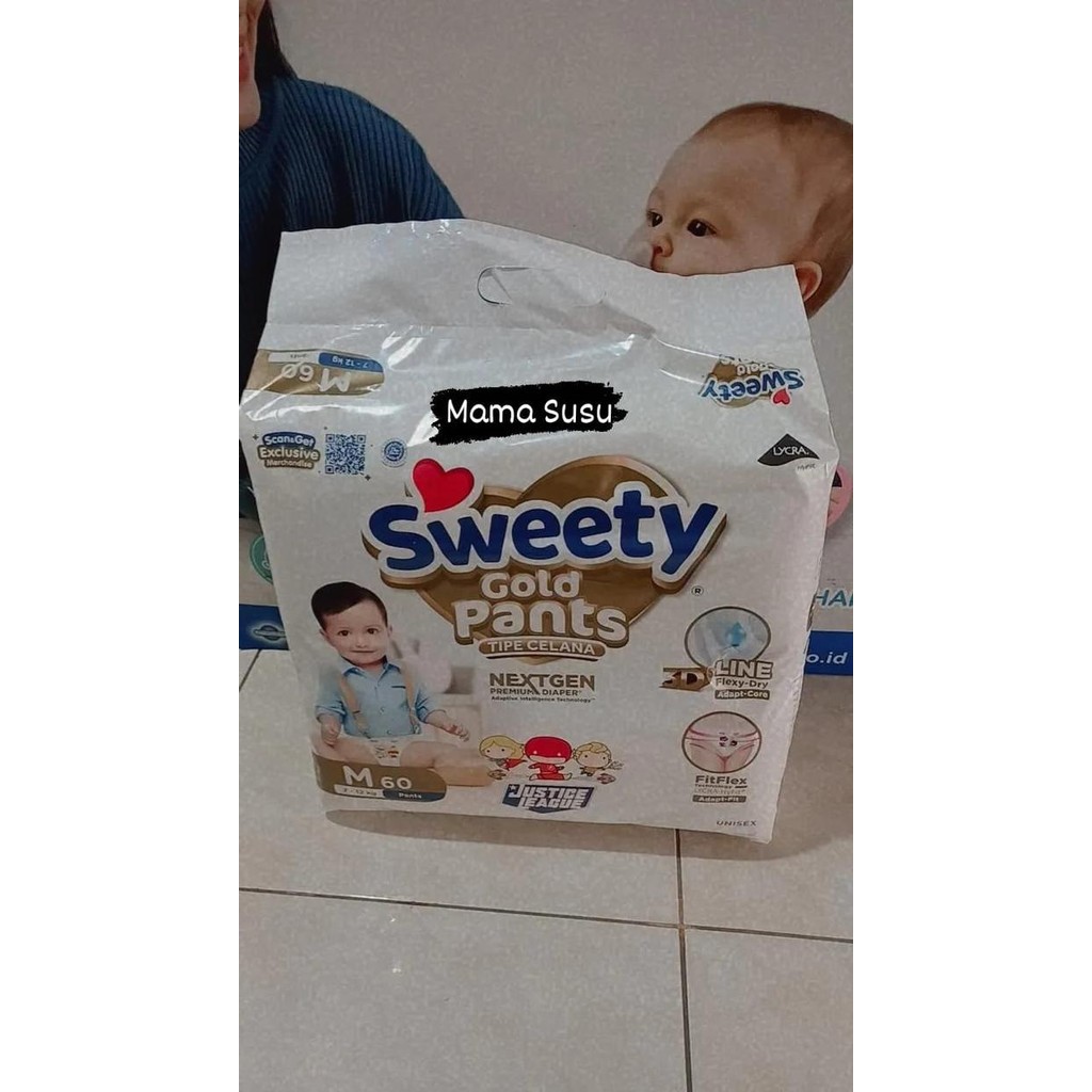 l1wc- Sweety Gold Pants M60 Sweety Gold M 60 Sweety Celana M60