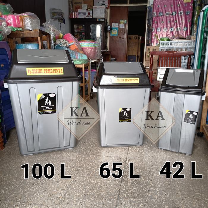 Tempat Sampah MPW 65 liter / Bak Sampah Plastik MPW 65 L / Tong Sampah