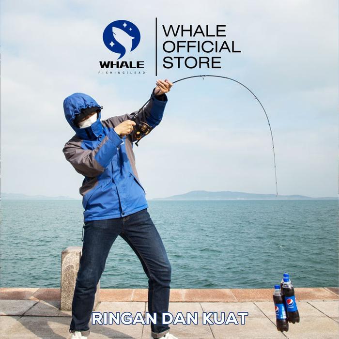 WHALE JORAN UL CARBON 1.5M/1.68M/1.8M/1.98M LENTUR 2-5LBS CARBON PADAT/JORAN ULTRALIGHT UL AJIRO