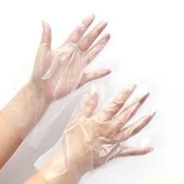 Krischef Set 100 Pcs Sarung Tangan Ldpe Gloves Ldpe Clear 100 Pc