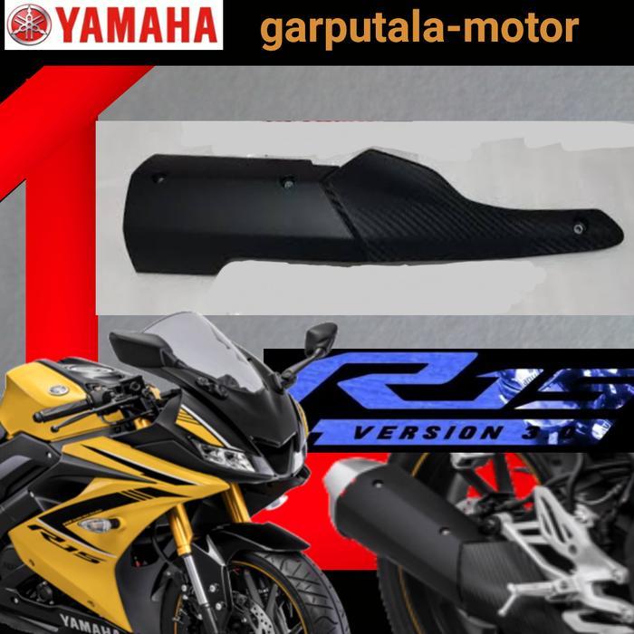 PROTECTOR MUFFLER 1 BK6-E4718-00 YAMAHA YZF155 R15 BK61 COVER TAMENG PELINDUNG KNALPOT ORIGINAL
