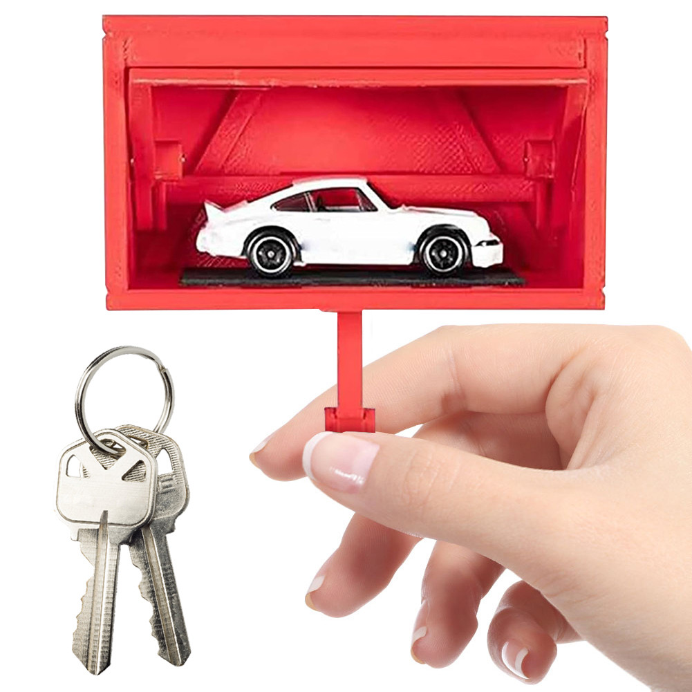 Car Garage Key Holder Front Door Car Key Holder Creative Car Key Hook with Opening Door Garage