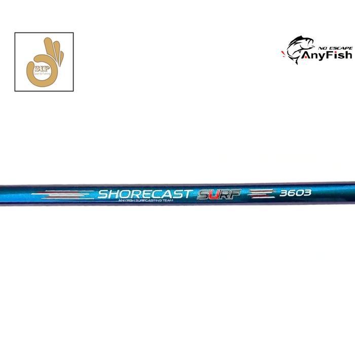 Joran Pancing Laut Anyfish Sambung 3 Shore Cast Surf Panjang 360/390/420/450 cm