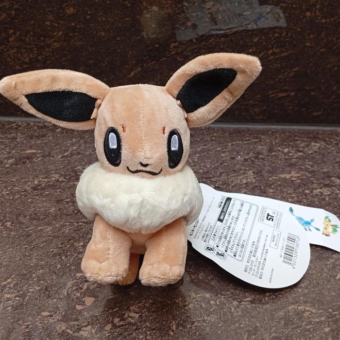 Boneka Pokemon Eevee Evolution 15-20cm Pokemon Doll / Cute Plush Hadiah Ulang Tahun