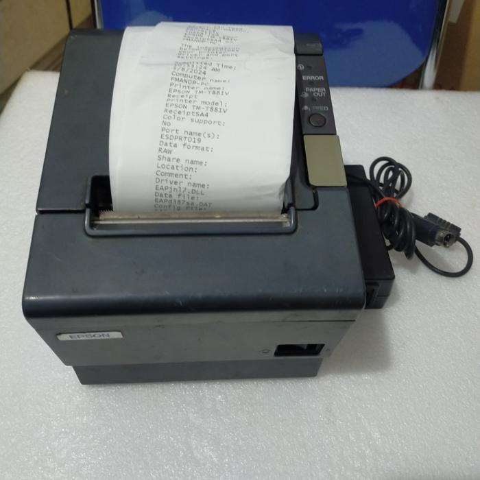 Printer kasir Epson Thermal TM-T88IV printer TM T88IV