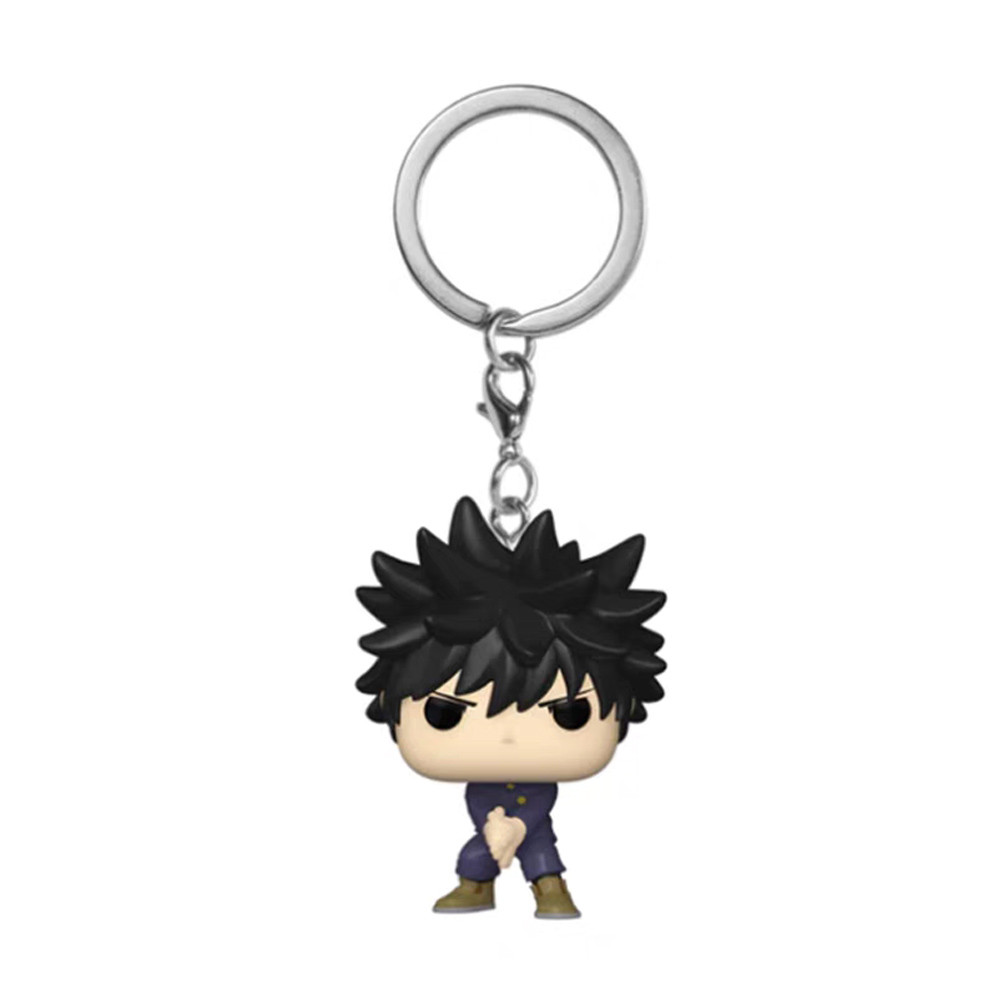 Anime Jujutsu Kaisen Keychain Satoru Gojo Nobara Kugisaki Yuji Itadori Vinyl Dolls Model Toys