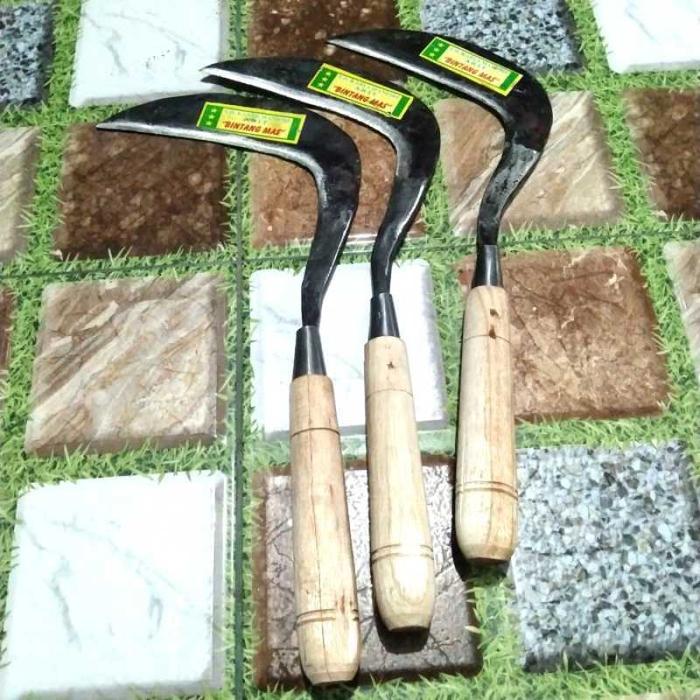 NEW Arit Sabit Bintang Mas Pembersih Rumput Sabit arit babak semak dan ranting kecil