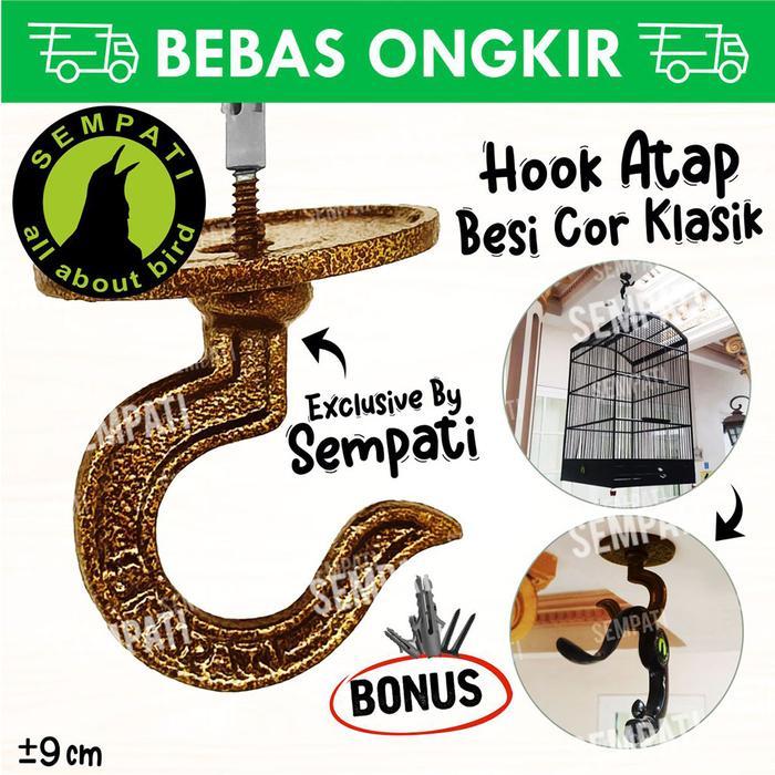 SALE  GANTUNGAN ATAP PLAFON ULIR BESI CHROME COR SUPER TEBAL SEMPATI GPSMCR ORIGINAL