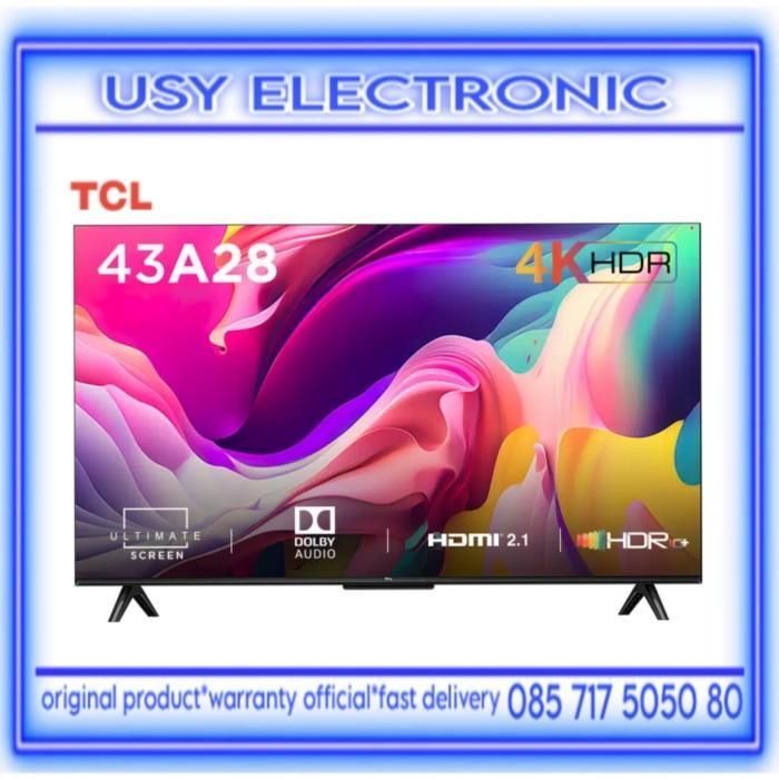 TCL LED SMART GOOGLE TV 4K UHD 50 INCH TCL 50A28 50 - A28