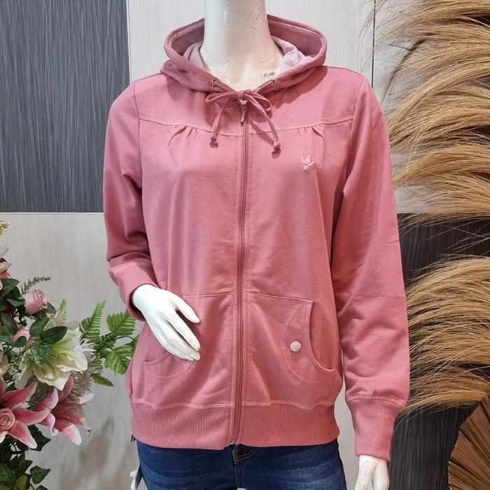 CARDINAL Girl - Jaket Hoodie ROSE PINK 100% - rose pink, M