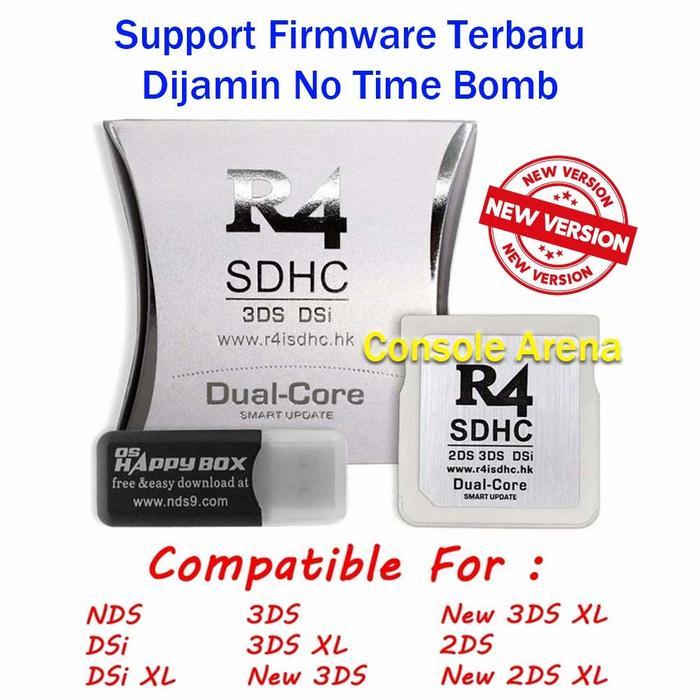 R4 R4I 3Ds For 3Ds 2Ds Nds Dsi Xl Lite + Memory Card (Full Games) Terbaru