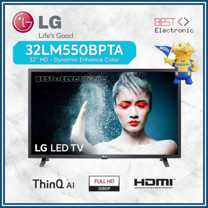 TV LED LG 32 INCH DIGITAL TV 32LM550BPTA 32LM550 32LM55 GARANSI RESMI - Dalam Kota