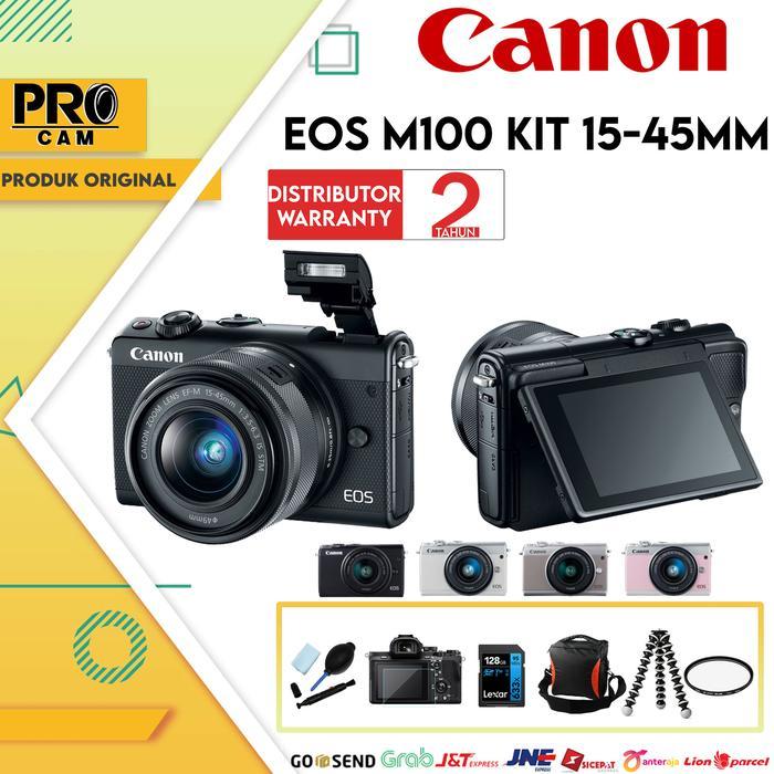 Canon EOS M100 Kit 15-45mm / Canon M100 Kit 15-45mm - BLACK, KAMERA KIT