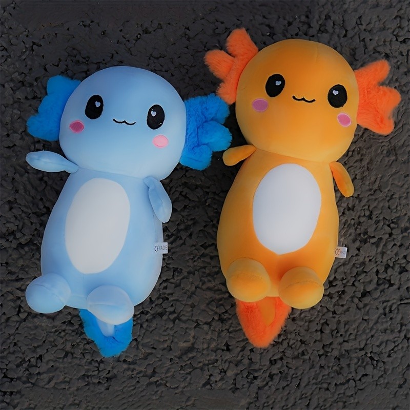 1pc Cartoon Axolotl Plush Axolotl Plush Realistic Ambystoma Creepy Amphibians Plush Toys Home