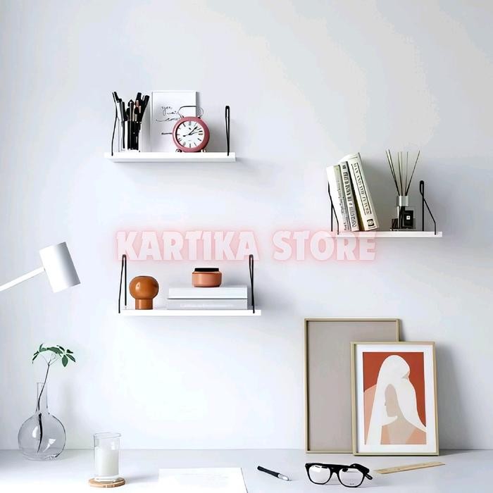 

New Rak Dinding Tempel Besi Gantung Serbaguna Minimalis Hiasan Kamar Dekorasi Rumah