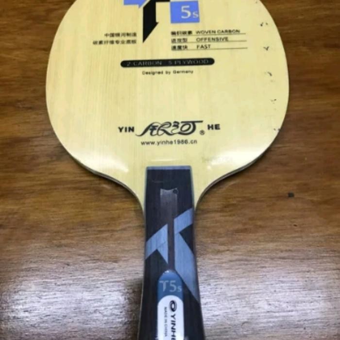 BET TENIS MEJA PINGPONG YINHE T5s KAYU CARBON OFF MURAH MANTAB KENCANG best seller