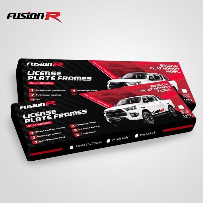 PLAT NOMOR MOBIL LAMPU LED / PLAT MOBIL PREMIUM / PLAT MOBIL ACRYLIC