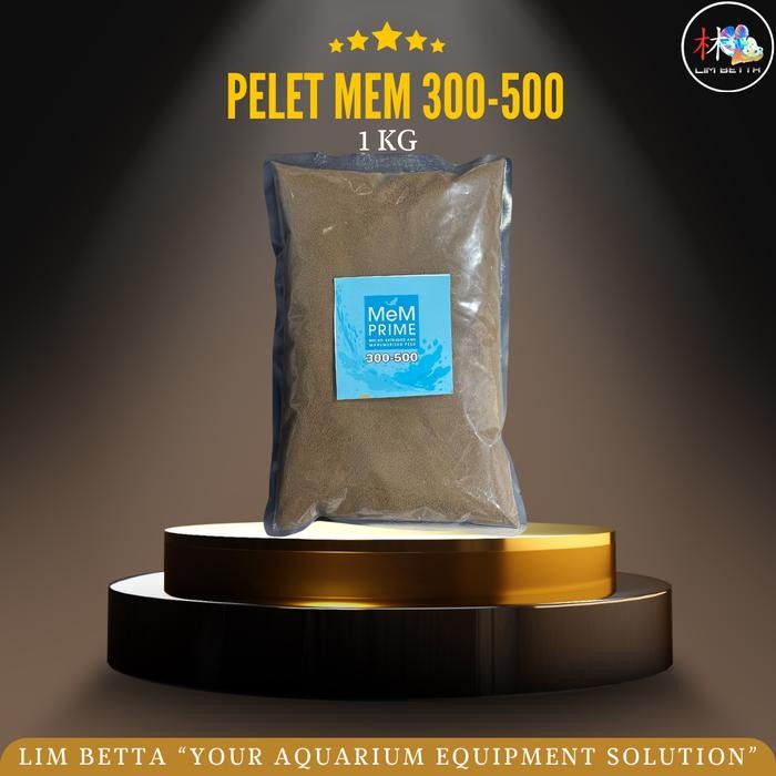Pelet Mem 300-500 Micron 1 Kg /Pelet Ikan 2/3