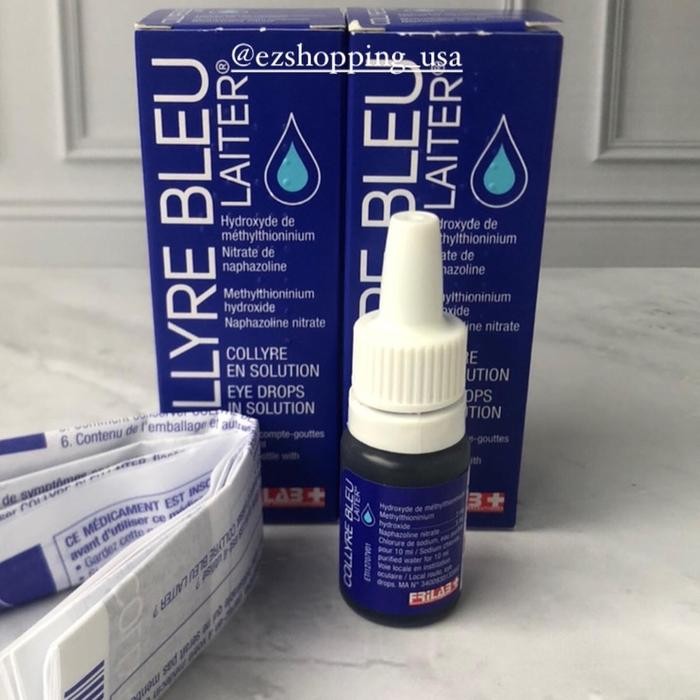 Pilihan- Collyre Bleu Laiter / Tetes Mata Collyrebleu Lens Merah Softlens