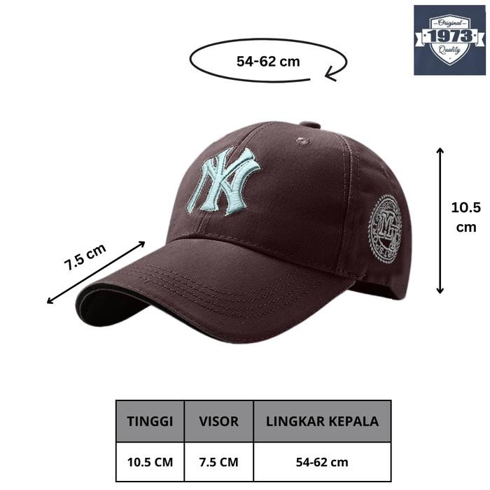 New // Baseball Cap : Ny - Topi Baseball // 100% Original