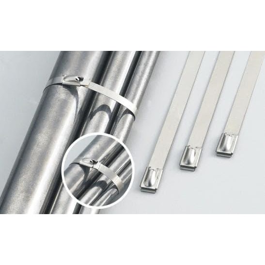 

Stainless Cable Ties - Kabel Tis Stainless 4.6 X 350 Mm 35 Cm - 100Pcs