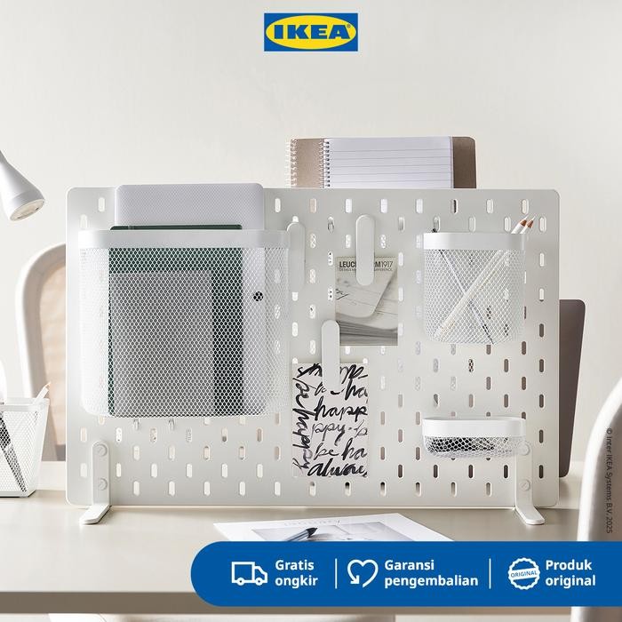 

IKEA SKADIS Papan Berlubang Pegboard Berdiri 56x37 cm Penyimpanan