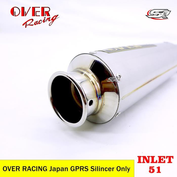 KNALPOT OVER RACING JAPAN GPRS SILINCER ONLY SLIP ON
